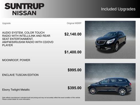 Used 2016 Buick Enclave Leather w/ Enclave Tuscan Edition FWD image 2