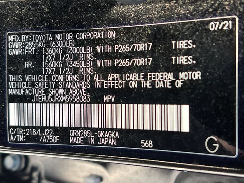 Used 2021 Toyota 4Runner Venture AWD/4WD image 10