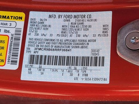 Used 2024 Ford Bronco Sport Big Bend w/ Convenience Package AWD/4WD image 14