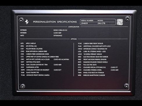 Used 2023 Ferrari 296 GTB RWD image 53