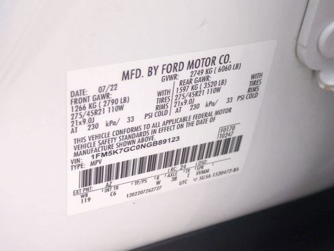 Used 2022 Ford Explorer ST w/ Equipment Group 401A image 39