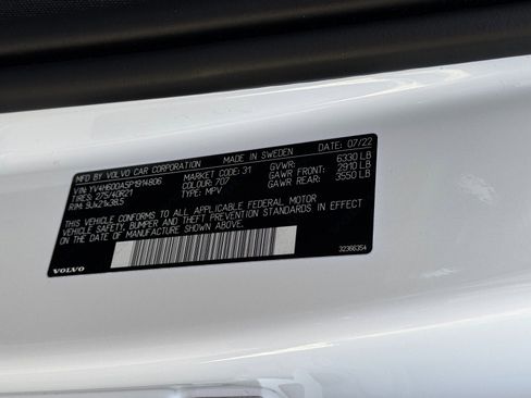 Used 2023 Volvo XC90 T8 Ultimate w/ Protection Package Premier image 50