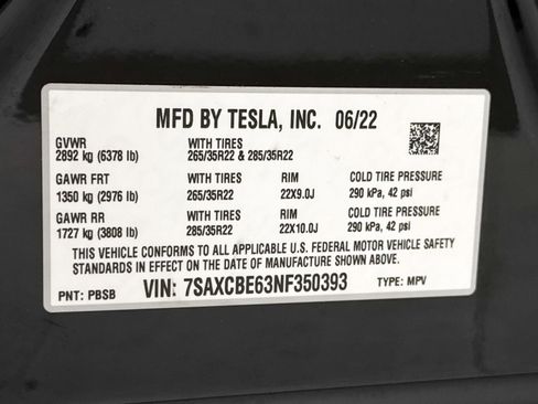 Used 2022 Tesla Model X Plaid AWD/4WD image 41