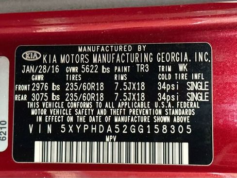 Used 2016 Kia Sorento EX w/ EX Touring Package image 36