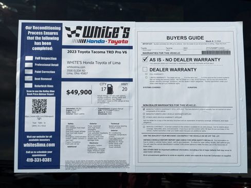 Used 2023 Toyota Tacoma TRD Pro AWD/4WD image 40