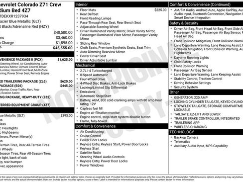 Used 2024 Chevrolet Colorado Z71 w/ Z71 Convenience Package 2 AWD/4WD image 11