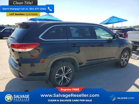 Used 2019 Toyota Highlander LE AWD/4WD image 4