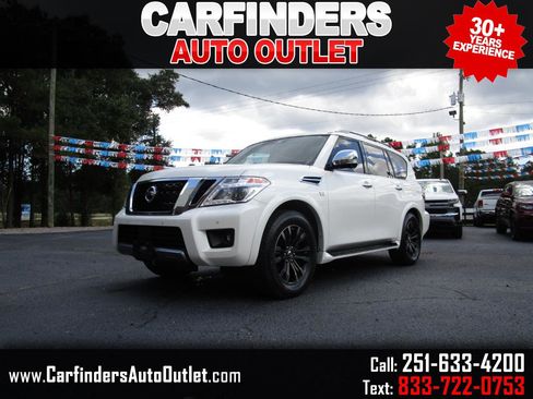 Used 2019 Nissan Armada Platinum w/ Captain's Chairs Package image 1