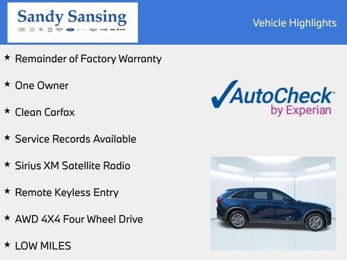 Used 2024 MAZDA CX-90 3.3 Turbo w/ Preferred Plus AWD/4WD image 7