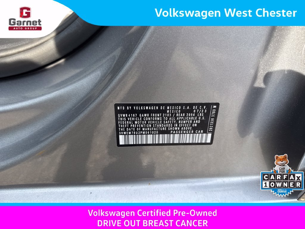Certified 2023 Volkswagen Jetta SE FWD image 17