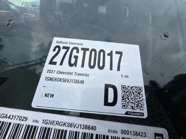 New 2027 Chevrolet Traverse LT w/ Driver Confidence Package FWD image 21