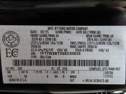 Used 2025 Ford F250 Lariat w/ Lariat Ultimate Package image 86