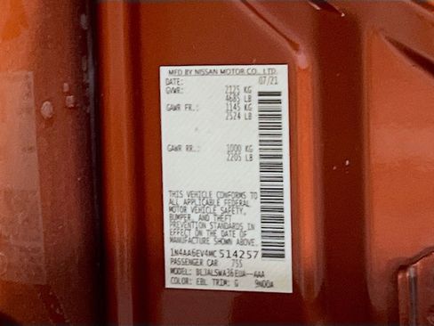 Used 2021 Nissan Maxima SR w/ Sport Mat Group FWD image 34