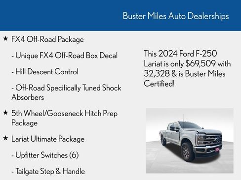 Used 2024 Ford F250 Lariat w/ Lariat Ultimate Package image 6