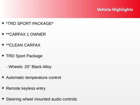 Used 2024 Toyota Tundra SR5 w/ TRD Sport Package AWD/4WD image 9
