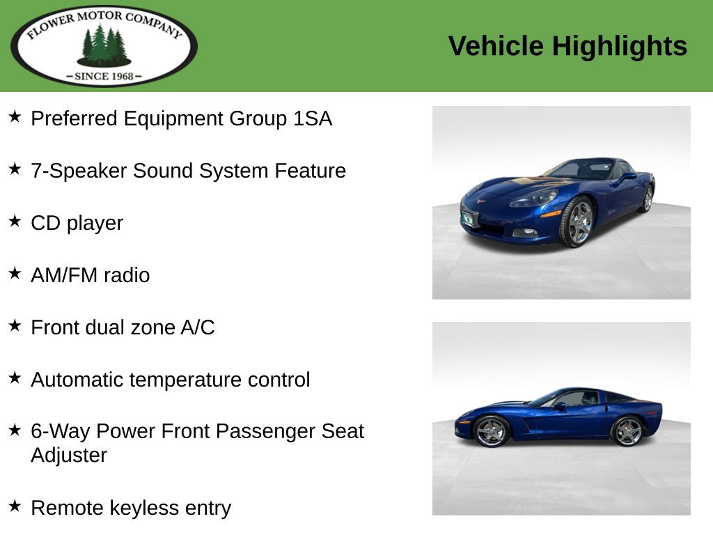 Used 2005 Chevrolet Corvette Coupe w/ Preferred Equipment Group RWD image 5