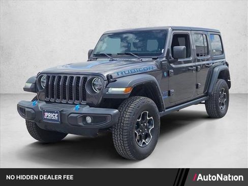 Used 2022 Jeep Wrangler Unlimited Rubicon 4xe w/ Cold Weather Group AWD/4WD image 1