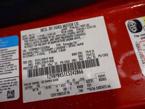 Used 2012 Ford Mustang Shelby GT500 w/ Electronics Pkg image 23