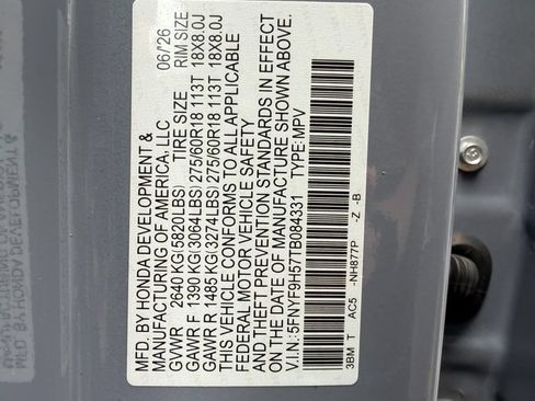 New 2026 Honda Passport TrailSport image 27