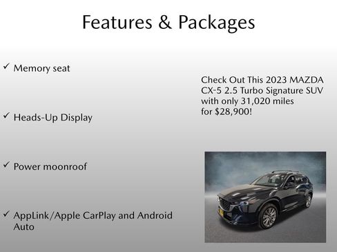 Used 2023 MAZDA CX-5 Signature AWD/4WD image 4