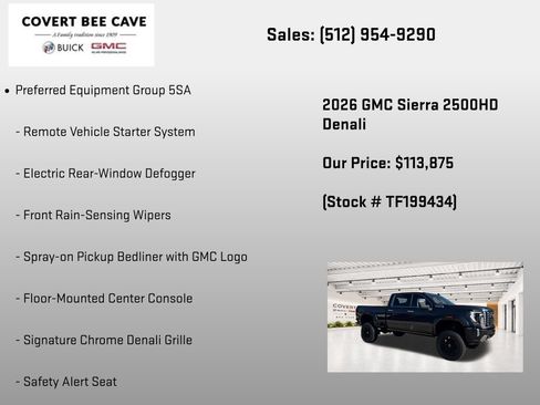 New 2026 GMC Sierra 2500 Denali w/ Denali Reserve Package AWD/4WD image 14