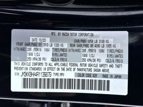 Certified 2024 MAZDA CX-90 Plug-In Hybrid w/ Preferred image 24