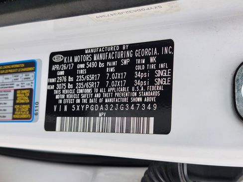 Used 2018 Kia Sorento AWD image 32