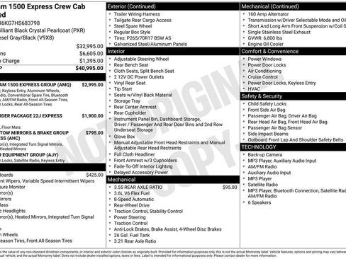 Used 2017 RAM 1500 Express w/ Black Ram 1500 Express Group RWD image 2