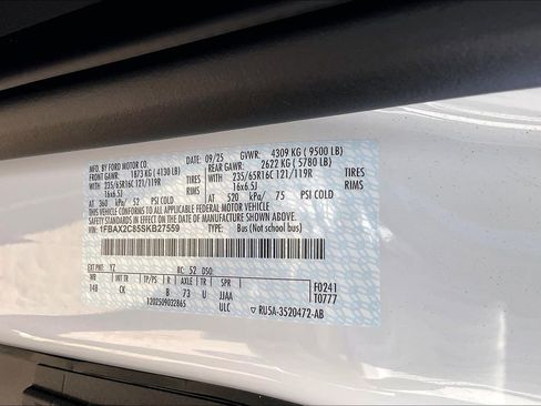 New 2025 Ford Transit 350 XLT RWD image 9