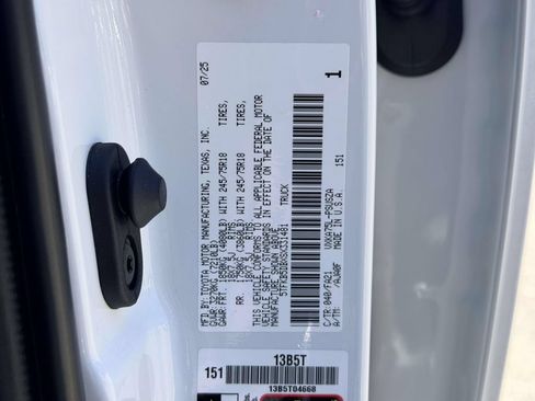 Used 2025 Toyota Tundra SR w/ SR Tow Package AWD/4WD image 26