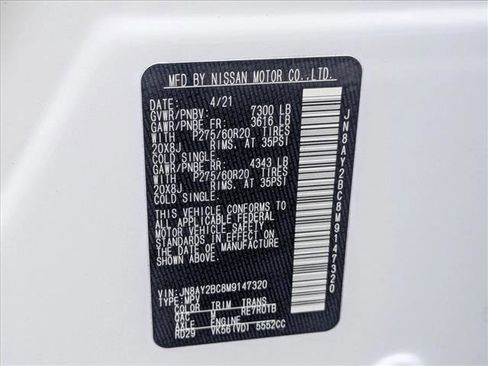 Used 2021 Nissan Armada SL image 25