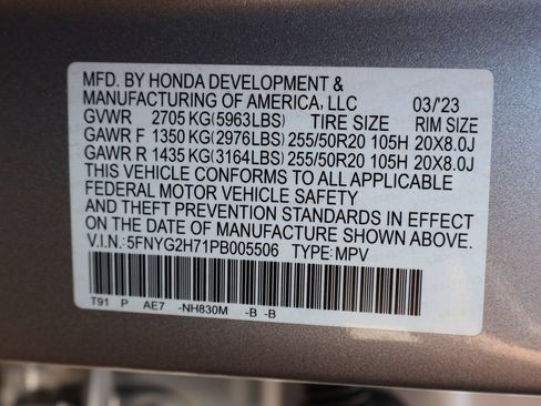 Used 2023 Honda Pilot Touring image 46