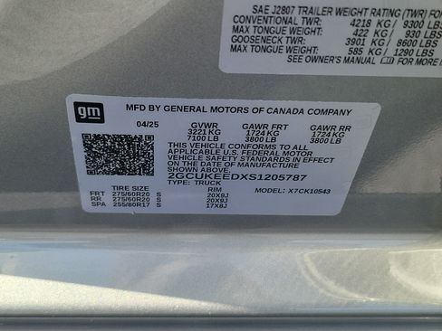 Used 2025 Chevrolet Silverado 1500 RST w/ Convenience Package II AWD/4WD image 30