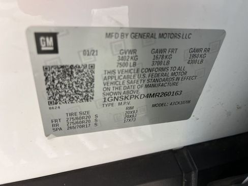 Used 2021 Chevrolet Tahoe Z71 w/ Z71 Off-Road Package image 37