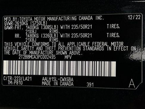 Certified 2023 Lexus RX 350 w/ Accessory Package (2T) AWD/4WD image 23