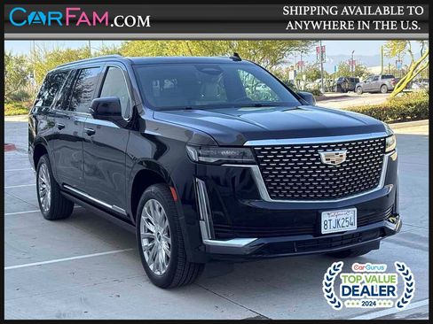 Used 2021 Cadillac Escalade ESV Premium Luxury w/ Driver Assist Tech Package RWD image 1