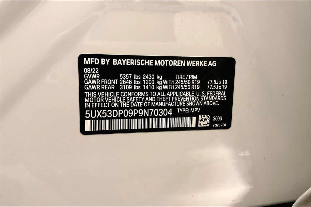 Certified 2023 BMW X3 xDrive30i AWD/4WD image 32