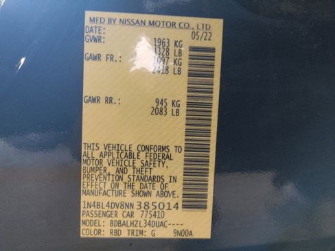 Used 2022 Nissan Altima 2.5 SV w/ SV Premium Package image 33