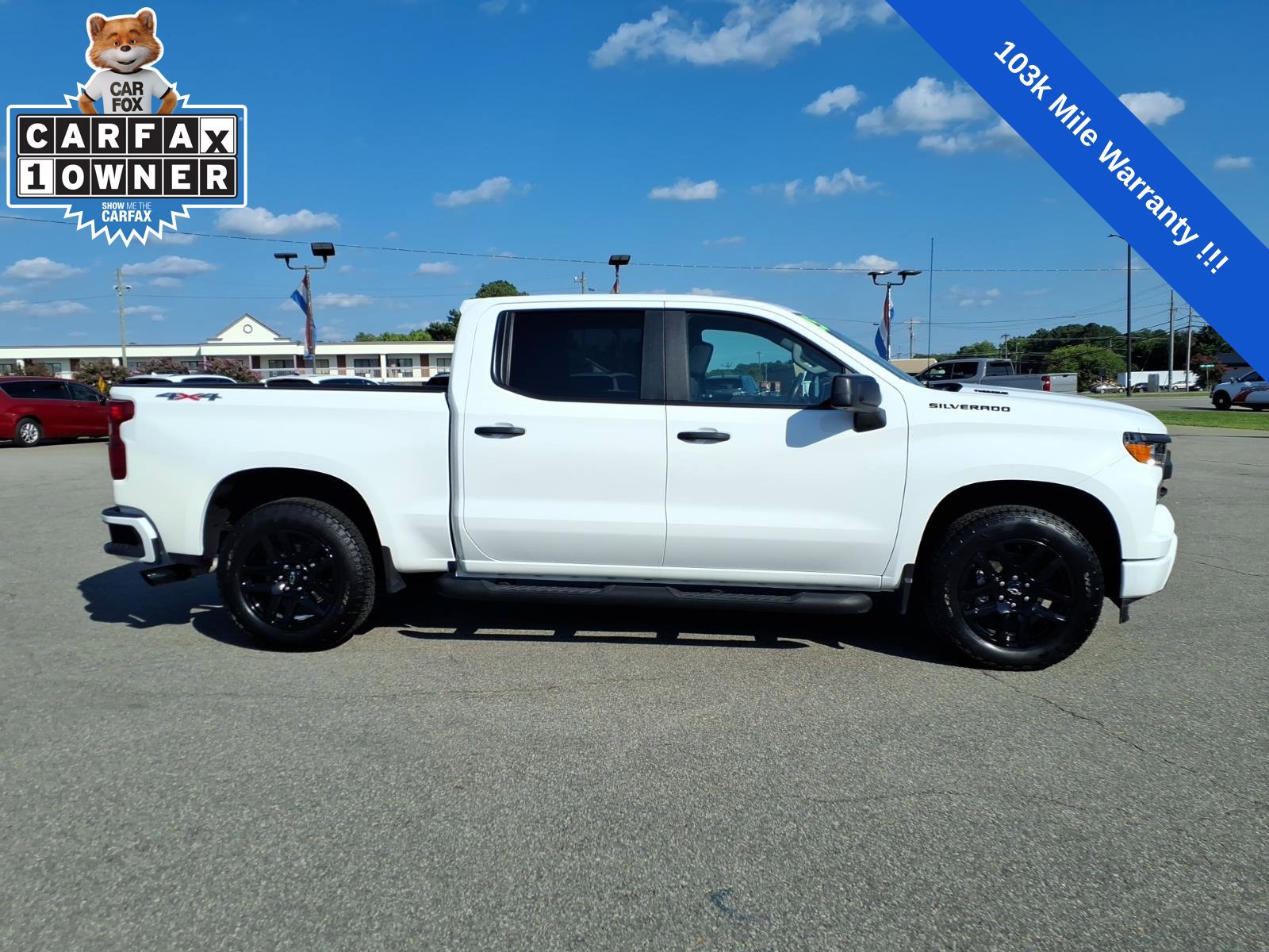 Used 2025 Chevrolet Silverado 1500 Custom w/ Turbomax Blackout Package AWD/4WD image 6