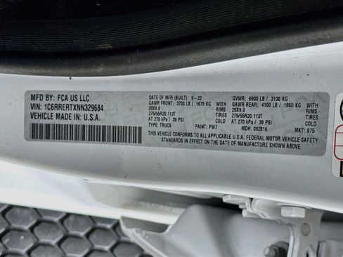 Used 2022 RAM 1500 Laramie w/ Sport Appearance Package RWD image 38
