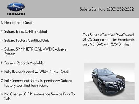 Used 2025 Subaru Forester Premium AWD/4WD image 2
