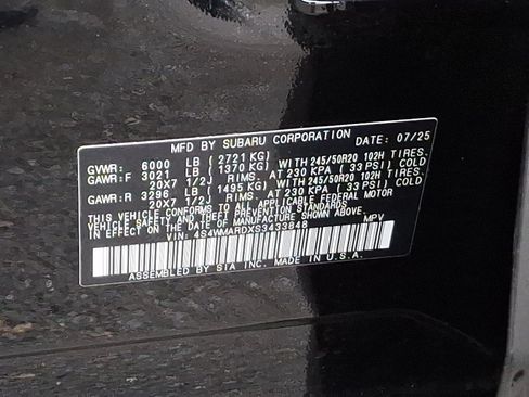 Certified 2025 Subaru Ascent Bronze Edition AWD/4WD image 29
