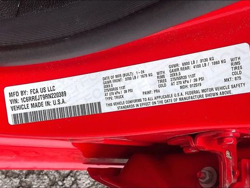 Used 2024 RAM 1500 Laramie RWD image 20