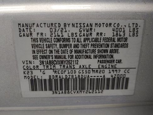 Used 2021 Nissan Sentra SV FWD image 33
