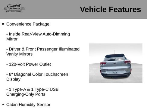 Used 2023 Chevrolet TrailBlazer RS w/ Sun and Liftgate Package AWD/4WD image 10