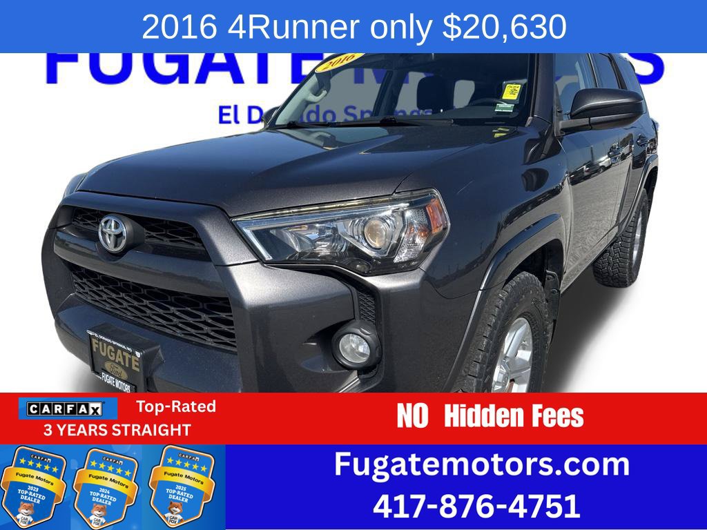 Used 2016 Toyota 4Runner SR5 AWD/4WD 360° Tour
