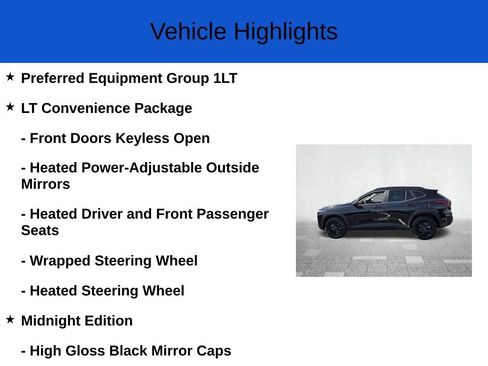 New 2026 Chevrolet Trax LT w/ Sunroof Package FWD image 2