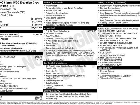 Certified 2023 GMC Sierra 1500 Elevation w/ X31 Off-Road Package AWD/4WD image 2