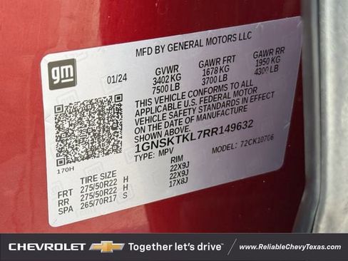 Used 2024 Chevrolet Tahoe High Country w/ Max Trailering Package AWD/4WD image 40