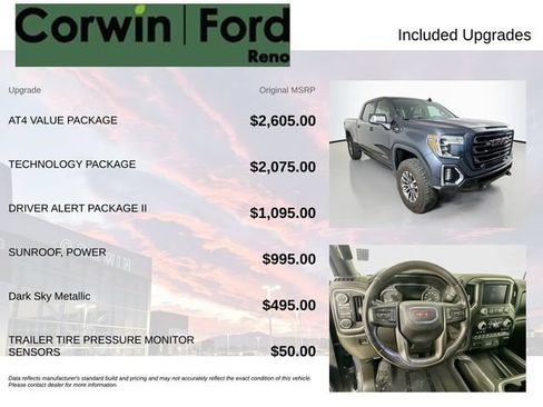 Used 2021 GMC Sierra 1500 AT4 w/ AT4 Value Package AWD/4WD image 3